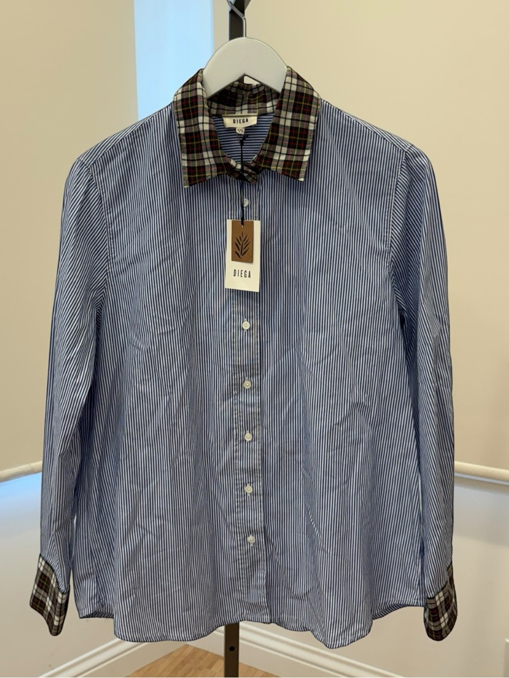 Diega Chaba Striped Button Down Shirt